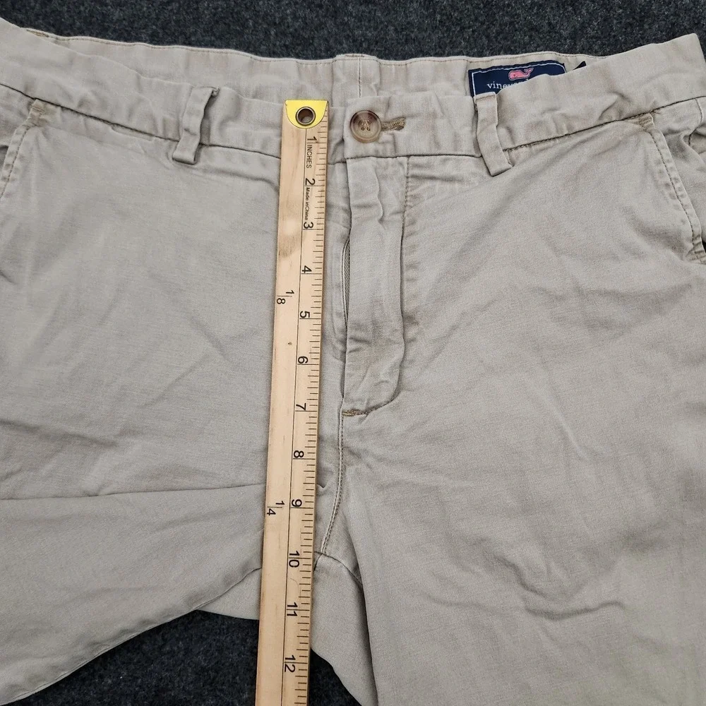 Vineyard Vines Breaker Shorts Mens 32‎ Beige Khaki Chino Cotton Stretch Casual